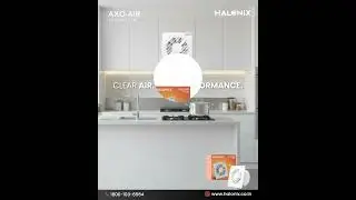 Say Goodbye to Stale Air with Halonix Axo Air Exhaust Fan | Clear Air, Quiet Performance!