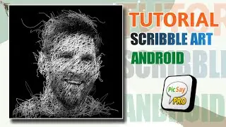 SCRIBBLE ART TUTORIAL USING PICSAYPRO