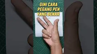 CARA PEGANG PEN YANG BENAR AGAR TULISAN RAPI! #writingtips #shorts