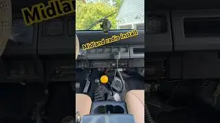 Midland radio install! #jeep #jeepyj #install