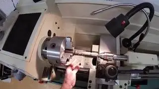 Turning Hard steel made easy . Amateur Machine Shop cutting splines off axle  part 1