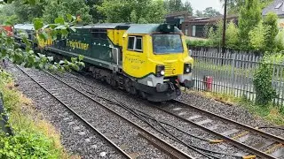 Class 70 + 66 | 70008 + 66532 &lsquo;P&O Nedlloyd Atlas&rsquo; | Freightliner