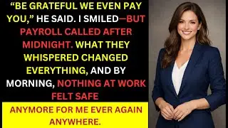 My Director Said I Should Be Grateful for My Salary — Payroll Called Me After Midnight