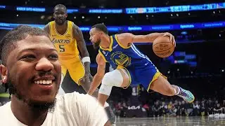 MarshTheKid Reacts To Warriors vs Lakers | NBA Opening Night