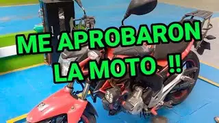 ASÍ TE PASA la MOTO EN REVISIÓN TECNO MECÁNICA  !!!