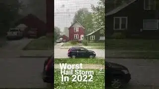 Hail Storm June 2022 In Oconomowoc Wisconsin