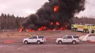 Ted Stevens International Airport Firefighter Training Shot and edit by Michael Nederbrock