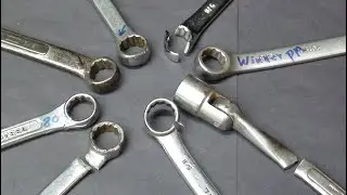 DESTRUCTIVE TESTING of 6 WRENCHES #902 tubalcain pittsburg proto PM