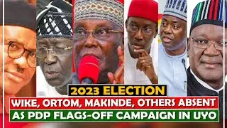 Wike, Ortom, Makinde & Others Absent As PDP Flags-Off Campaign!