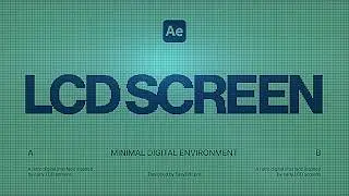 LCD Screen Effect - Easy After Effects Tutorial!