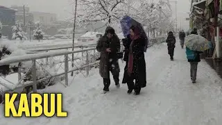 Afghanistan 4K 🇦🇫 | Real Kabul Winter Street Life Walking Tour 2026 [FULL WALK]