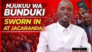 Historic Moment: Mjukuu wa Bunduki Sworn In Today at Jacaranda