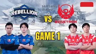 BTR vs REBELLION GAME 1 - MPL INDONESIA S13🇮🇩