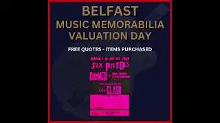 Belfast Music Memorabilia Valuation Day
