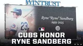 Cubs pay tribute to Ryne Sandberg