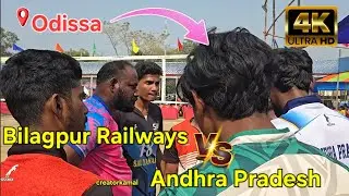 Andhrapradesh 🆚 Bilagpur Railways | Most intensive volley tourney | #creatorkamal | cinematic videos