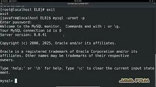 How to install MySQL 8.0 Community Server and Uninstall in Oracle Linux 8 (RPM installation)
