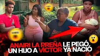 ANAIRI LA PRE&Ntilde;A LE PEG&Oacute; UN HIJO A VICTOR YA NACI&Oacute;