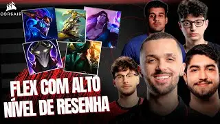 RECEBI UM SETUP NOVO DA CORSAIR E TESTEI ELE NA FLEX DA SUCATA - Jukes, Absolut, Grevthar e Tay