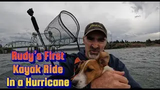 Kayak Coho Salmon Fishing Trip Attempt Hobie Outback VERY STABLE