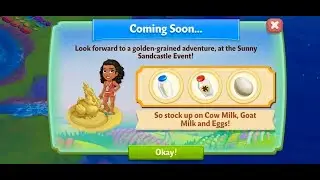 FarmVille 2 Country Escape🏖Sunny SandCastle Event COMING SOON! #hayday #farmville #farmville3