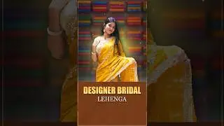 Designer Bridal Lehenga at She Needs Saree World | Elegant Wedding Lehenga Collection #shorts