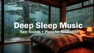 Deep Sleep Music for Insomnia &ndash; Rain Falling Outside & Gentle Piano to Heal the Mind and Body