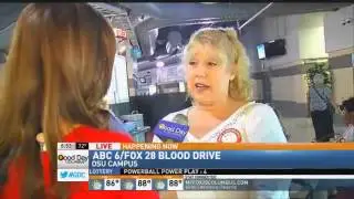 ICYMI: THURSDAY: Ashley's at the ABC6/FOX28 Blood Drive (Part 1)