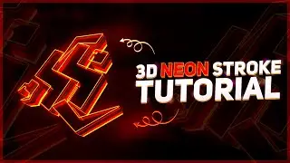 Make 3D Neon Stroke Concept Logo In Android || Pscc Tutorial || @ARPITGRAPHIZ