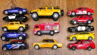 Реалистичные литые модели машин Koleski Taxi Fire