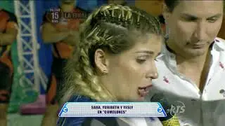 Sara Yesly y Yuribeth en su última competencia de la noche