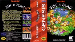 Joe & Mac (DEMO) &eacute; um jogo de a&ccedil;&atilde;o de plataforma de 1991 para o Sega Mega Drive