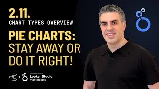 2.11. Pie Charts: Stay Away or Do It Right! Looker Studio Masterclass - Data Studio Tutorial