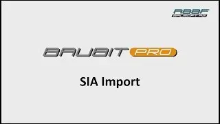 BauBit PRO: SIA Import & Export