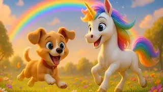 ✨ Doggy Rescue Song for kids🐶💦 | The Unicorn&rsquo;s Magical Rescue 🦄 | Kids Friendship Song
