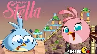 Angry Birds Stella Gameplay Walkthrough Levels 1 - 7 All 3 Stars