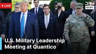 LIVE: President Trump departs Quantico after addressing military leaders | AC1G