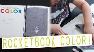 REUSABLE COLORING BOOK! | Rocketbook Color Review