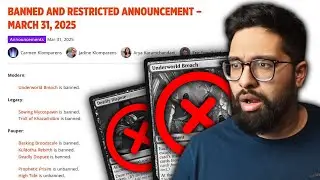 Underworld Breach Banned In Modern, Legacy Saved & Pauper Is??? | March 31, 2025 B&R Discussion