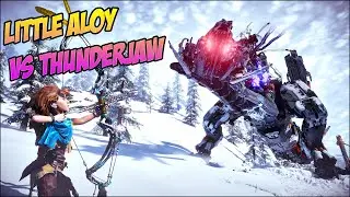 Child Aloy destroy Daemonic Thunderjaw with it's own gun / Ultra Hard