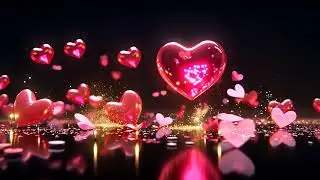Valentine Ambience: Dreamy Floating Hearts & Cozy Candlelit Vibes ❤️🕯️
