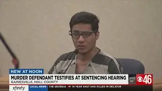 Murder defendant testifies at sentencing hearing