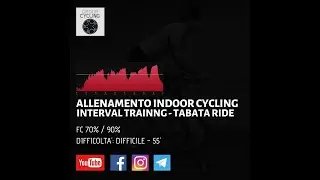 Allenamento Indoor Cycling N&deg;32- Interval Training + Tabata Ride - Allenamento specifico su spinbike