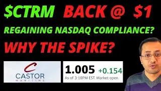MASSIVE! CTRM STOCK SPIKED to $1,CTRM STOCK UPDATE, STRONG PRICE PREDICTION? STRONG TRADING MOMENTUM