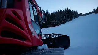 On board Pistenbully 600W Polar. Обработка на писта ,,Витошко Лале 1