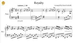 Royalty by Egzod & Maestro Chives ft. Neoni (Piano Solo/Sheets)