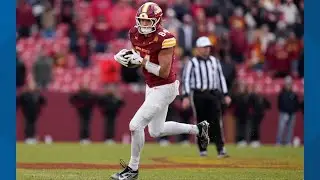 Iowa State tight end Gabe Burkle out for season with leg injury