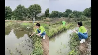 豚豚小公主跟妈妈去钓龙虾二#唐艺大舞台