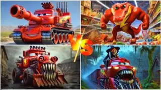 Танк Маккуин 🆚 Крокодил Маккуин 🆚 Поезд Маккуин 🆚 Кошмарный Мега Бэтл Маккуин #18
