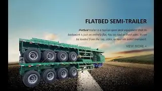 Flatbed Semi Trailer | High quality flat bed trailer from ST TRAILER